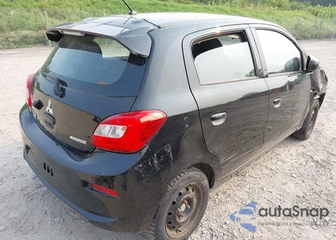 2019 Mitsubishi Mirage Le из США, поврежденный, VIN ML32A5HJ6KH004609